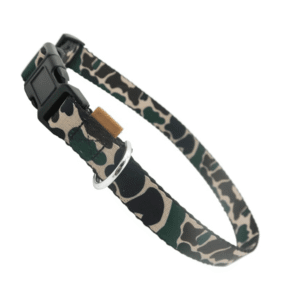 Dog Collar, Cute Camouflage Pattern, Soft and Adjustable Collar with Quick Release Buckle (XS (Neck 9-13", Width 3/8"), Camouflage Green)