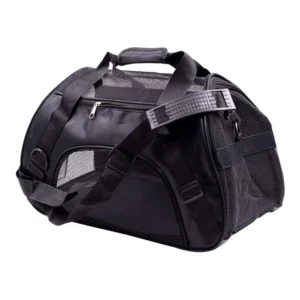 Dog Carrier and Cat Carrier, Pet Carrier Bag, Airline Approved Duffle Bags, Pet Travel Portable Bag Home for Little Dogs, Cats, and Puppies, Medium Size 20.5"L x 9.6"W x 13"H, Black