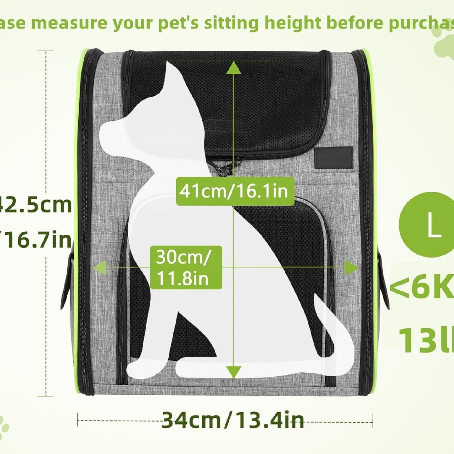 Cat Carrier Backpacks, Expandable Cat Backpack with Breathable Mesh, Pet Carrier Backpack for Cats Small Dogs Puppies Up to 17 Lbs, Dog Carrier Backpack Great for Travel Hiking Camping Outdoor - Image 3
