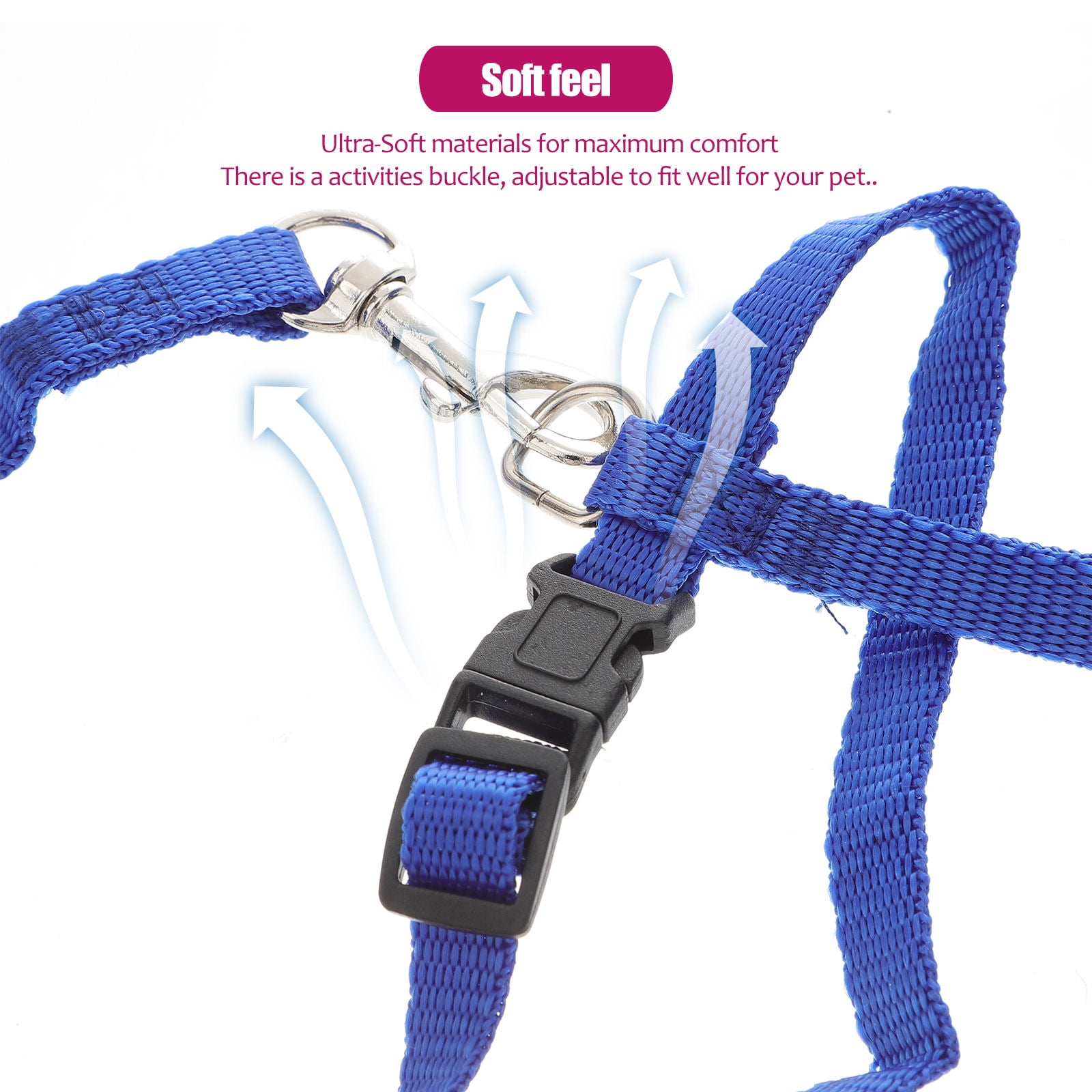 unbranded Rabbit Vest and Leash Pet Harness Bunny for Rabbits Small Animal - Image 5