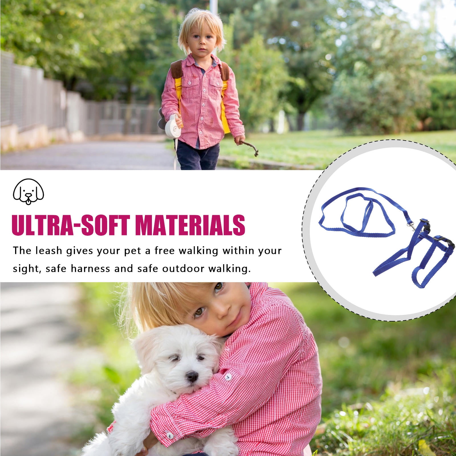 unbranded Rabbit Vest and Leash Pet Harness Bunny for Rabbits Small Animal - Image 8