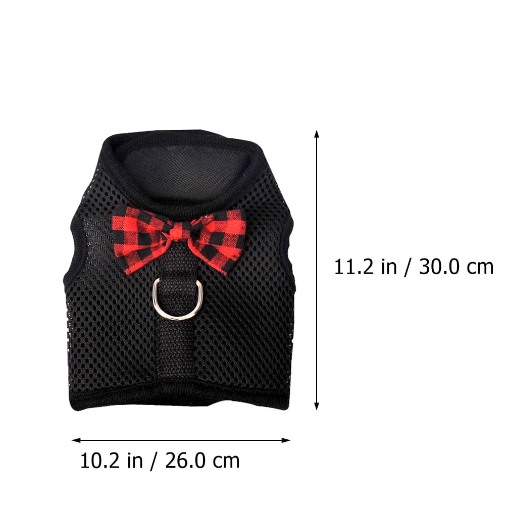 2 Sets Pet Vest Harness Dog Training Harnesses Ferret Travel Black - Image 7