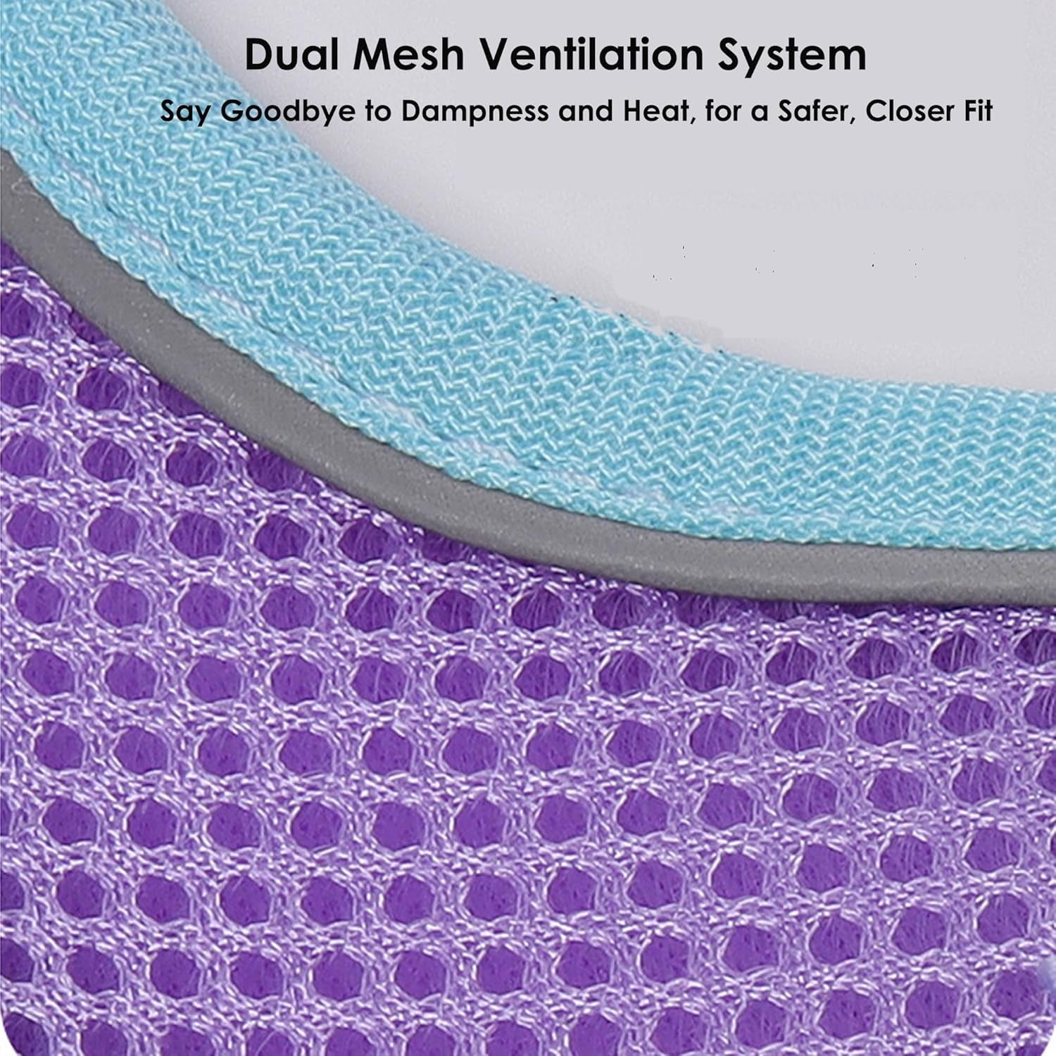 "Adjustable Cat Harness and Leash Set, Escape-Proof Reflective Vest for Cats & Small Dogs, Soft Breathable Mesh, Pressure-Reducing Design, 5ft Leash, XL - Beige & Blue" - Image 6