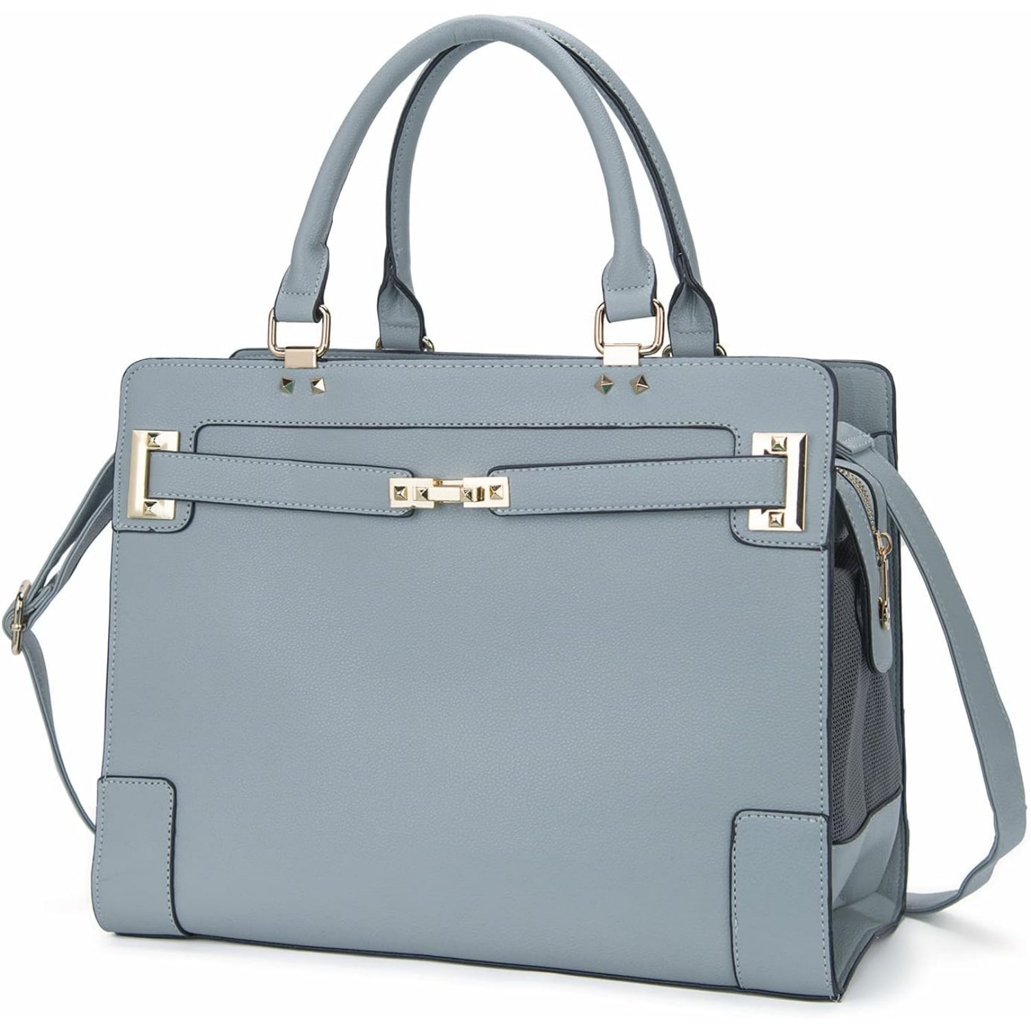 Fashion Pet Carrier Dog Cat Carrier Purse Soft-Sided Leather Handbag Pet Tote Bag for Small Dogs Puppy and Cats