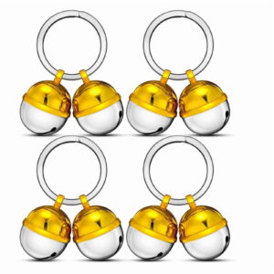 8 Pack Extra Loud Cat & Dog Bells, Brass Dog Collar Bell Pet Tracker, Protect Wildlife, for Various Deaf or Elderly Pets