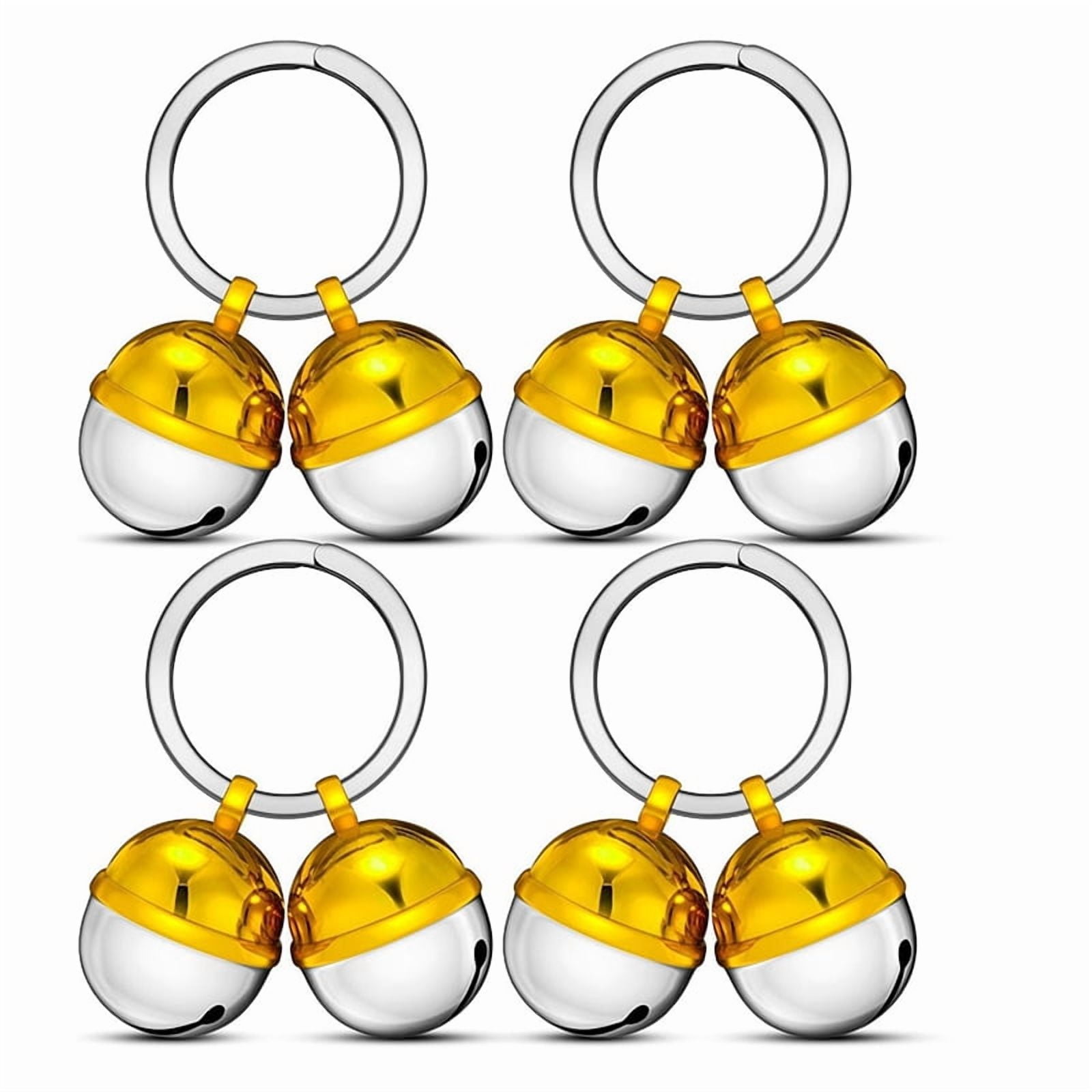 8 Pack Extra Loud Cat & Dog Bells, Brass Dog Collar Bell Pet Tracker, Protect Wildlife, for Various Deaf or Elderly Pets