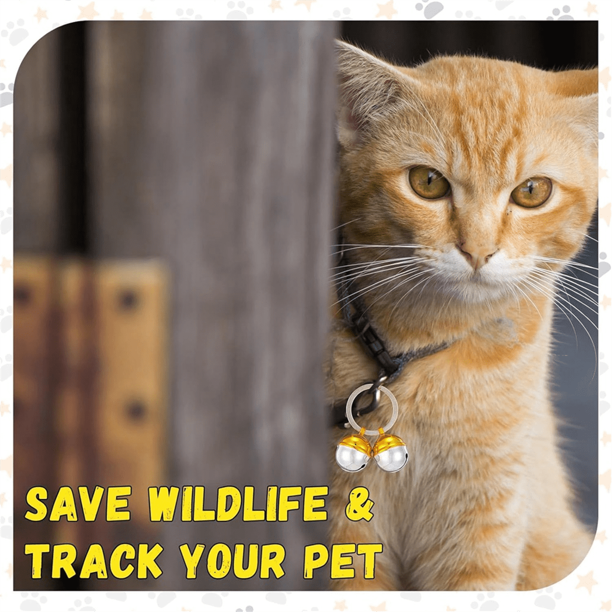 8 Pack Extra Loud Cat & Dog Bells, Brass Dog Collar Bell Pet Tracker, Protect Wildlife, for Various Deaf or Elderly Pets - Image 5