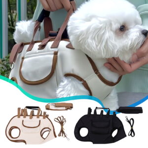 Pet Carrier Backpack for Small Dogs, Airline Approved Travel, Breathable Mesh Backpack Carrier with Leash, Hands Free Dog Carrier