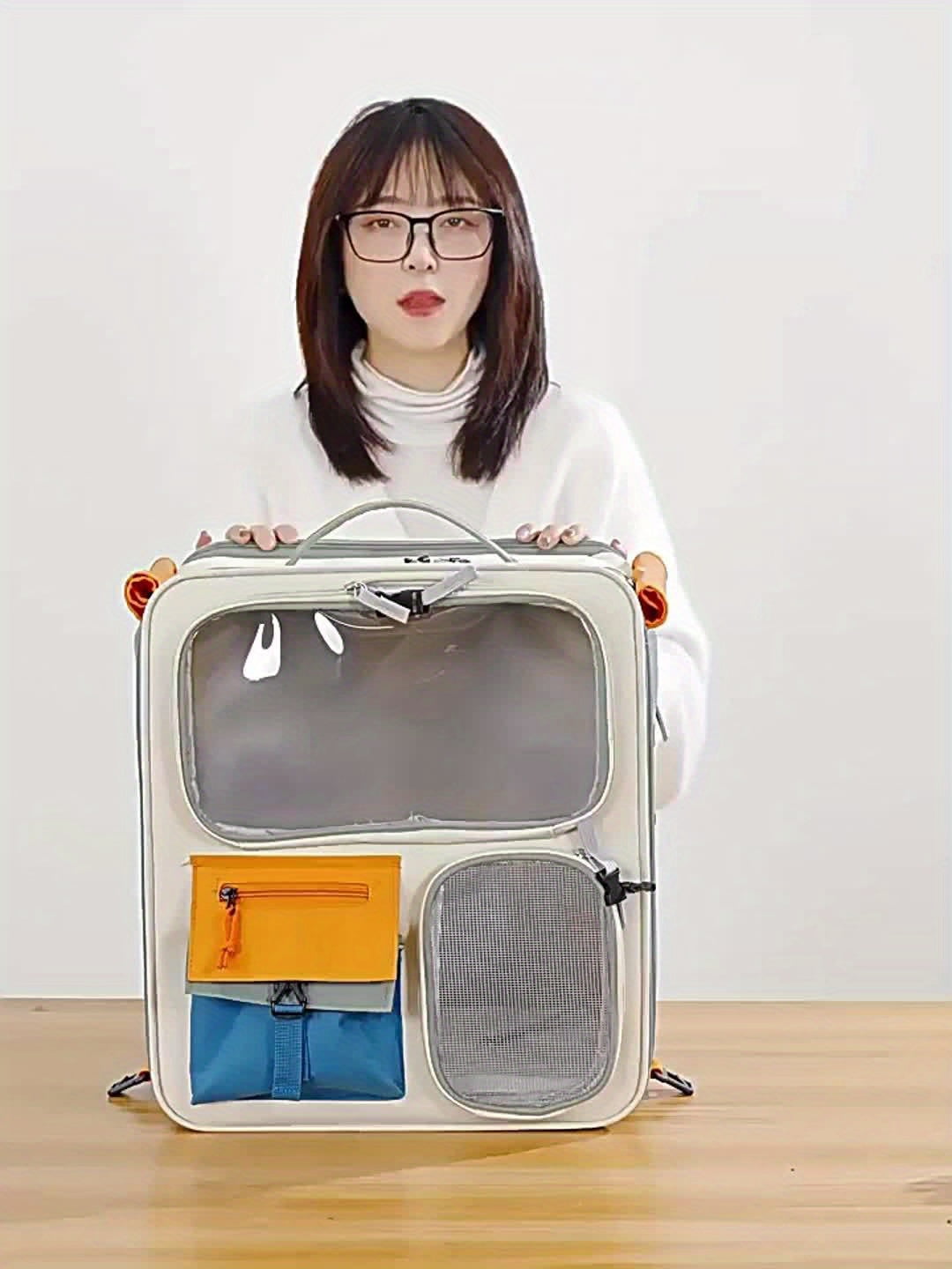 Spacious Pet Carrier Backpack for Cats and Small Dogs Up to 27 Pounds, Comfortable Travel Bag with Ventilated Breathable Design for Airline Approved Pet Transport - Image 4