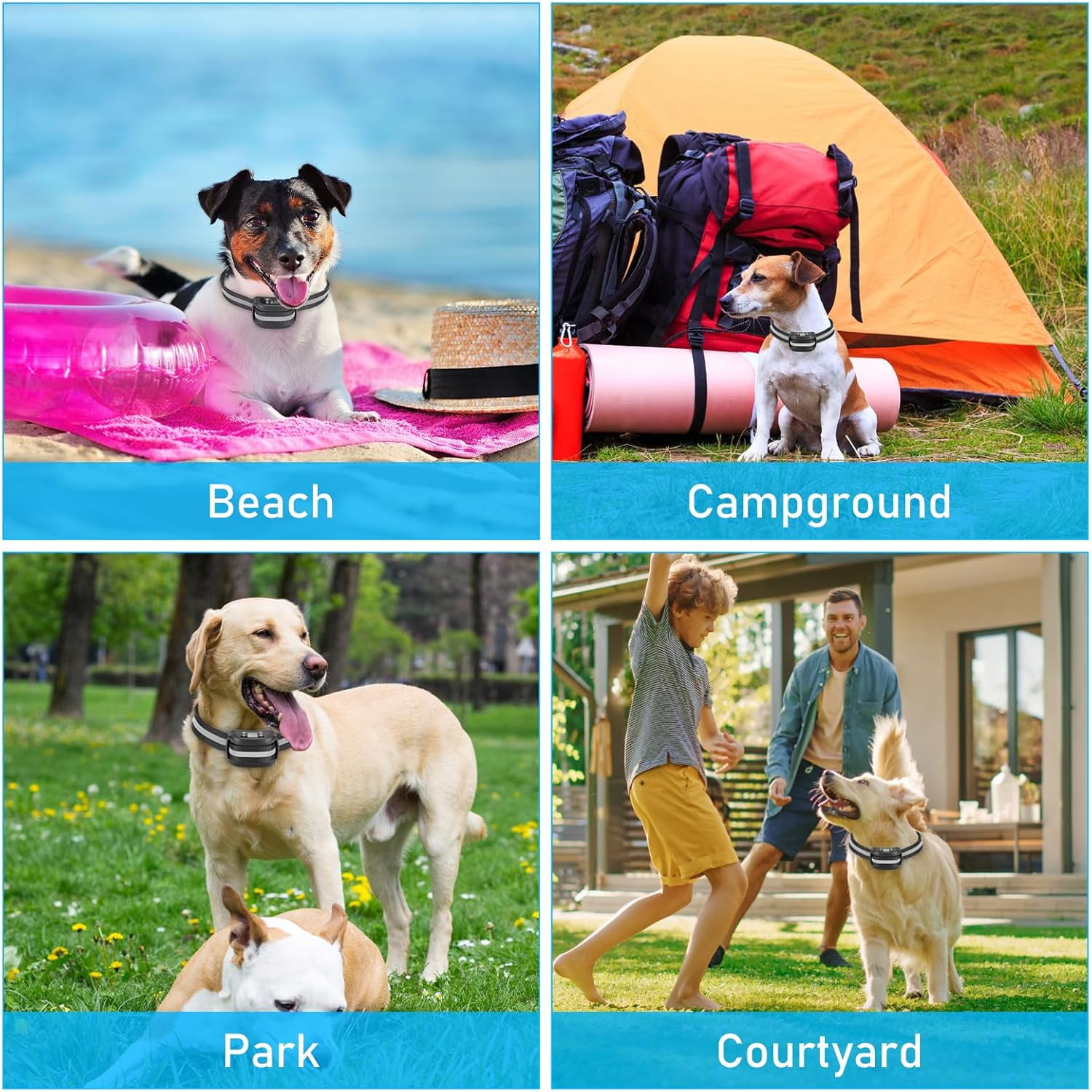 2 in 1 GPS Wireless Dog Fence, Dog Training Collar with Remote, Radius from 33 Yards to 1083 Yards, Electric Pet Containment System, Waterproof Collar, Beep Vibration Shock, for Dogs Over 20 Lbs - Image 7