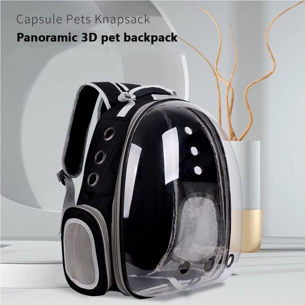 Animal Carrier Backpacks,Transparent Space Capsule Bubble Pet Backpack Bag for Small Dogs Cats Airline Approved Travel Carrier - Image 4