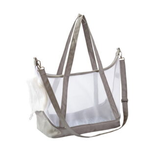 Nylon Mesh Pet Carriers Bag With Ventilated Design Portable Carrying Bag For Cats Travel Outdoor