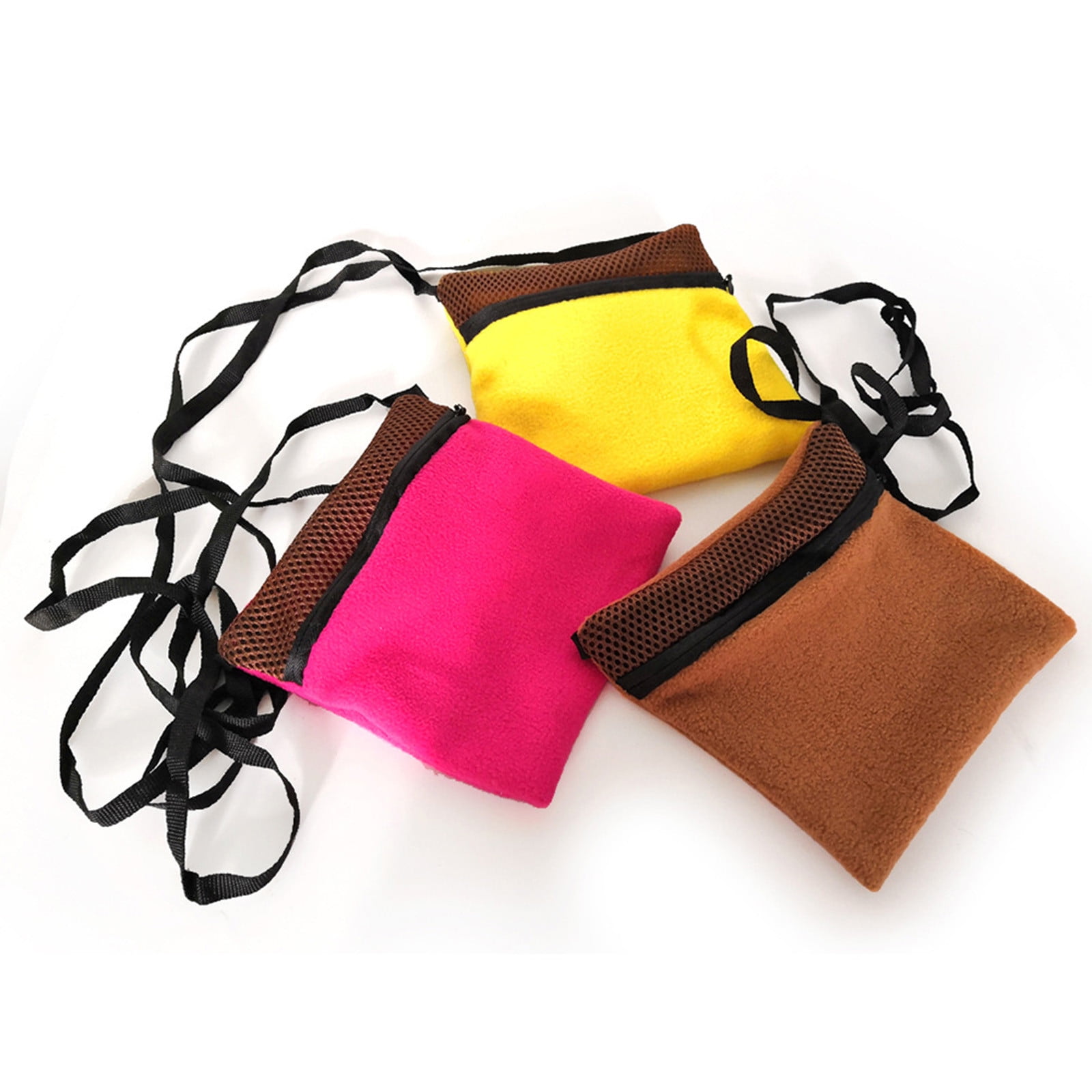 Xinwennn Small Animal Outgoing Bag Hamster Bag Hedgehog Portable Travel Carry Pouch Breathable Handbag Soft Tote Bag For Sugar Glider With Chew Play Toy Puppy Crates - Image 3