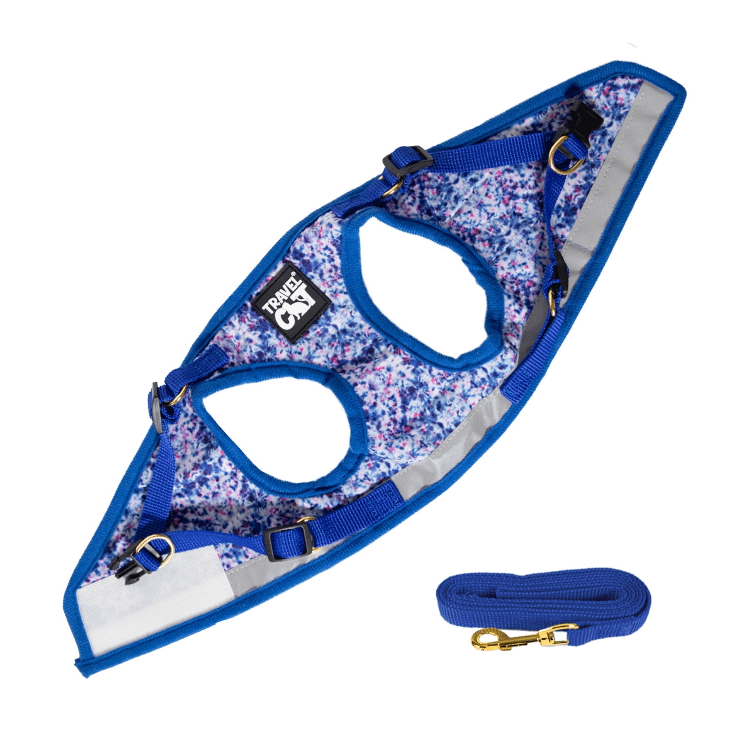 "The Groovy Cat" Tie Dye Limited Edition Harness Leash Set - Image 7