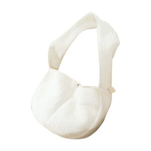 Breathable Pet Carrier Bag for Kittens Outdoor Canvas Crossbody Storage 2pcs