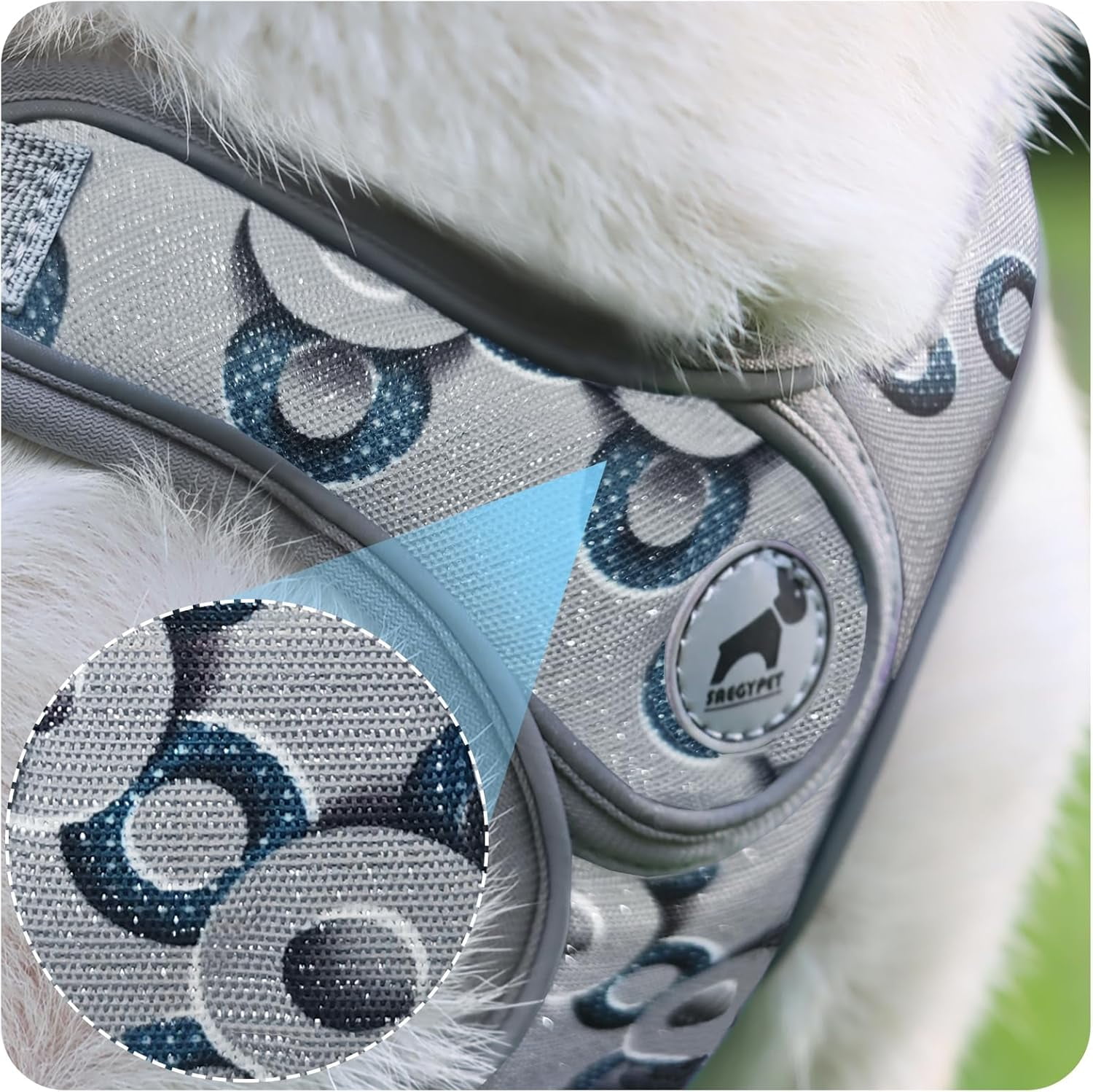 Denim French Bulldog Harness with Leash Set, with Breathable Padded Puppy Harness for Small Dogs Training and Walking (XS Pink) - Image 12