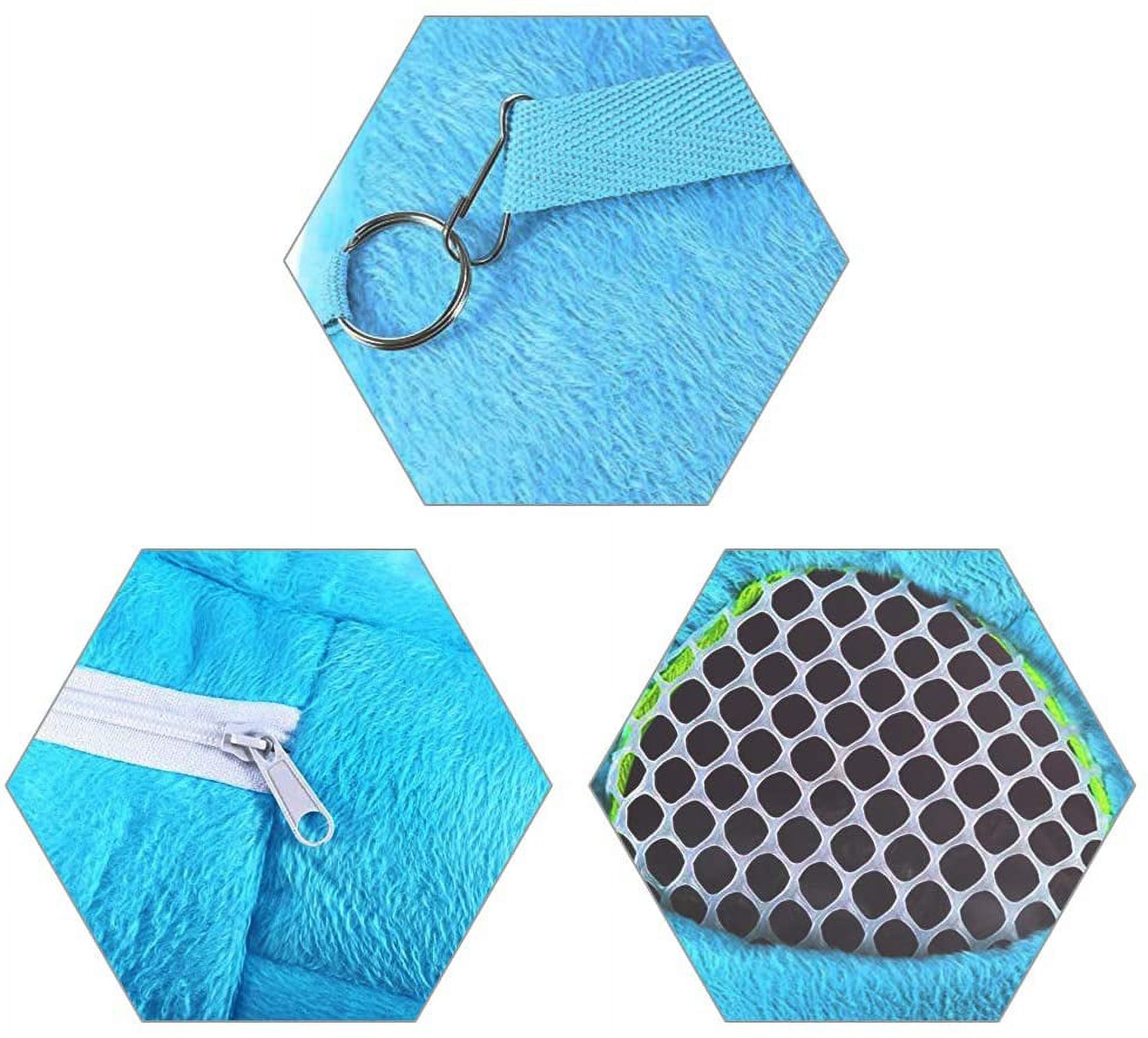 WishLotus Hamster Carrier Bag, Portable Outgoing Travel Handbags with Nylon Straps Small Pet Pouch for Hamster Rat Mini Hedgehog (Pink, M) - Image 5