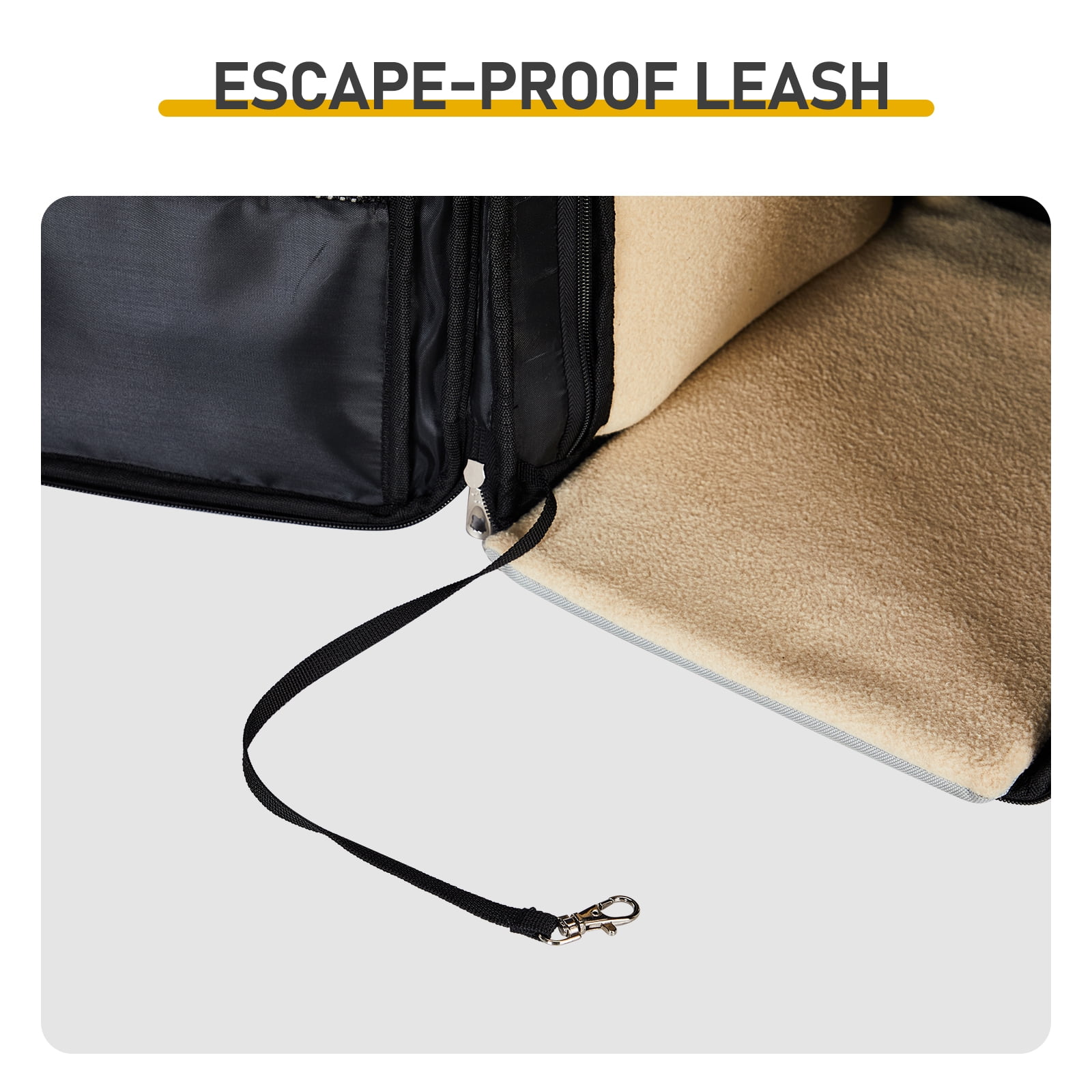 Expandable Pet Carrier Backpack for Cats and Small Dogs, Airline Approved Travel Backpack with Breathable Mesh, Holds up to 26 lbs, Denim Blue - Image 6