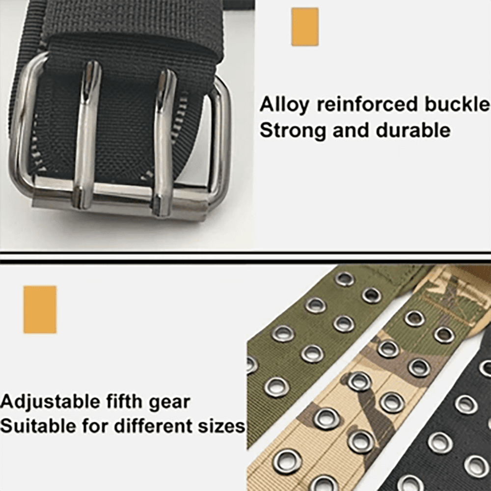 Tactical Dog Collar - Heavy Duty Military Grade Nylon, Adjustable Training Collar with Metal Clasp for Small Medium Large Dogs. (Black,L) - Image 11