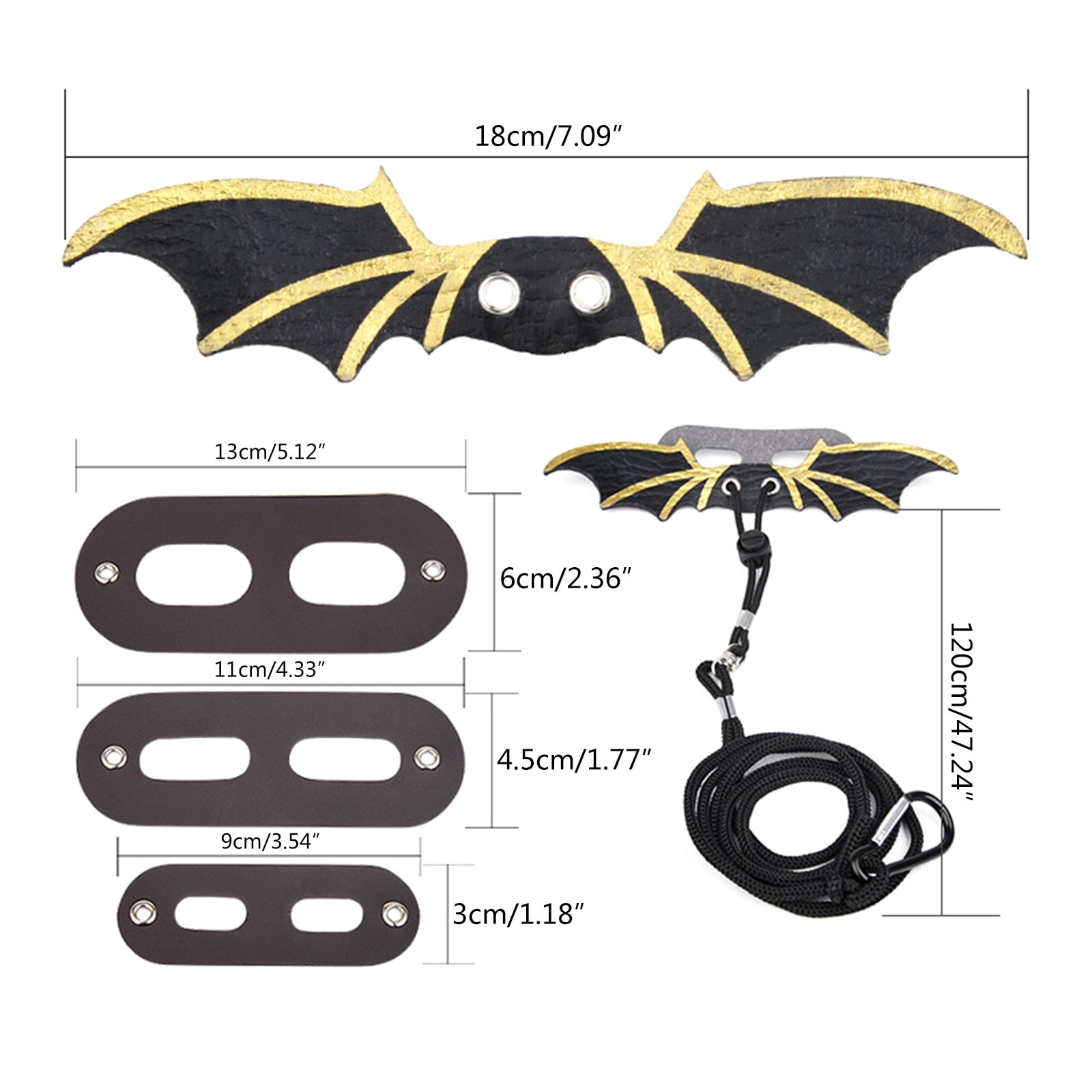 Adjustable Leash Set Bearded Dragon Harness Soft Wing Decoration Safety Walking Leash 3 Sizes Comfortable Vest - Image 3