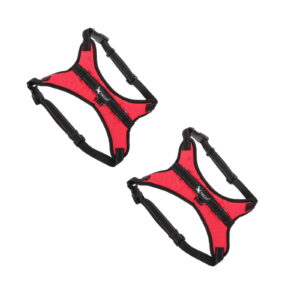 Set of 2 Pet Toys Dog Running Harness Dog Movement Harness L Red