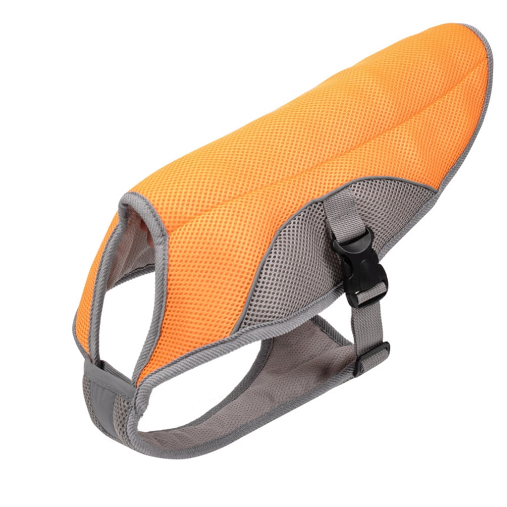 Pet Summer Cooling Vest Comfortable Summer Pet Dog Harness Cooling Coat Size L (Orange) - Image 6