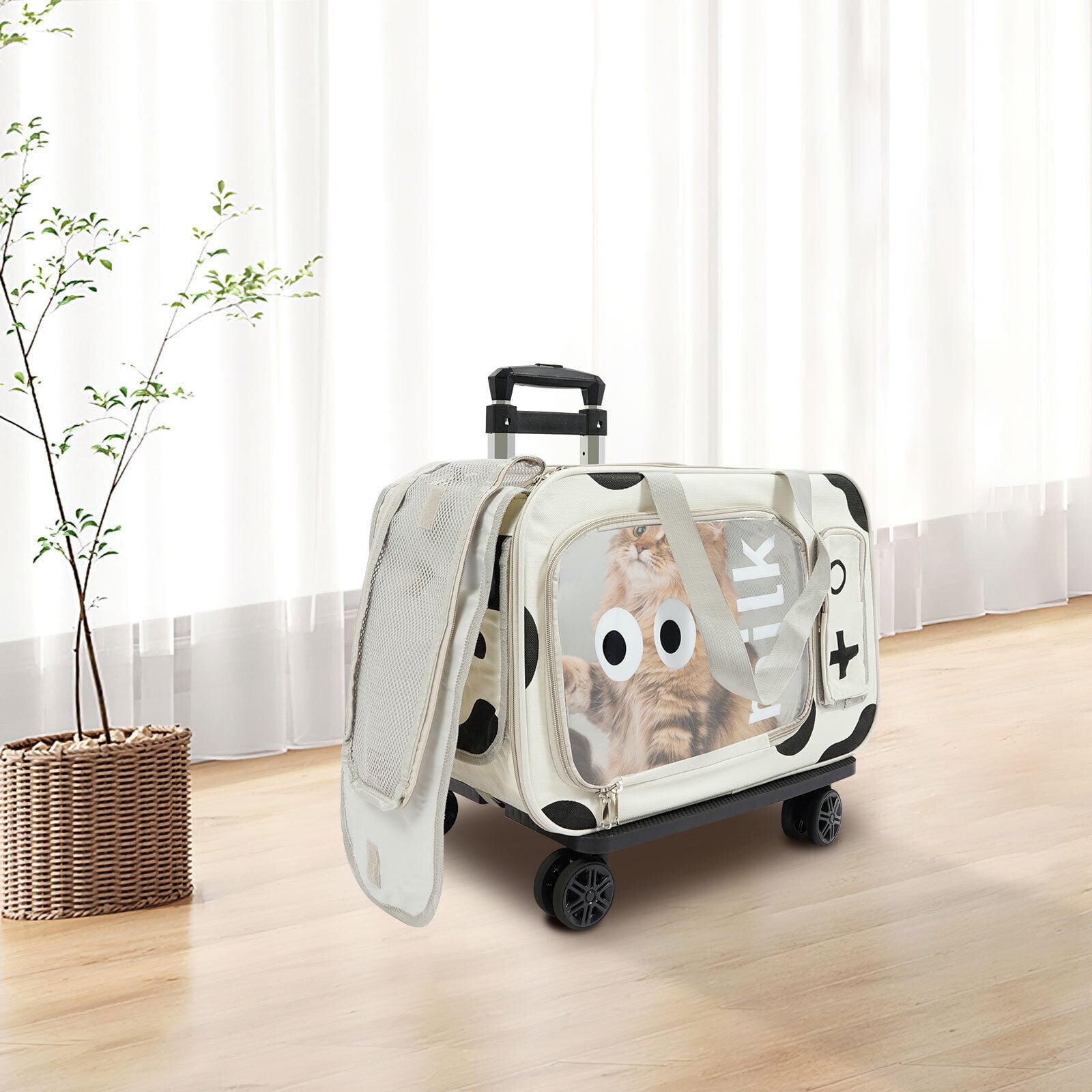 Pet Carrier Cat Travel Bag Portable Soft Sided Comfort Case Airline Approved Dog