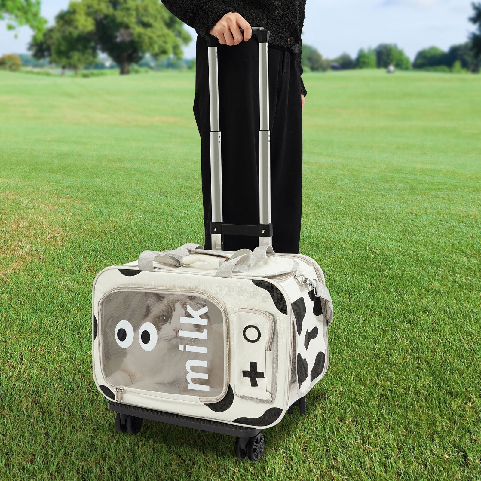 Pet Carrier Cat Travel Bag Portable Soft Sided Comfort Case Airline Approved Dog - Image 13