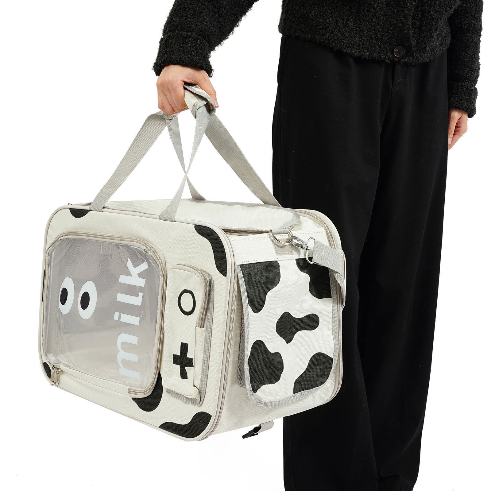 Pet Carrier Cat Travel Bag Portable Soft Sided Comfort Case Airline Approved Dog - Image 19