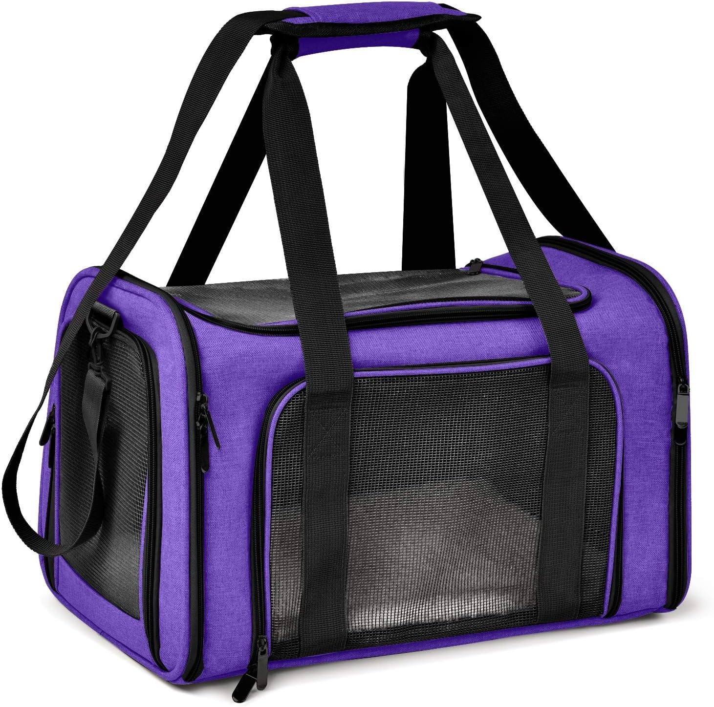 Cat, Dog Carrier for Small Medium Cats Puppies up to 15 Lbs, TSA Airline Approved Carrier Soft Sided, Collapsible Travel Puppy Carrier