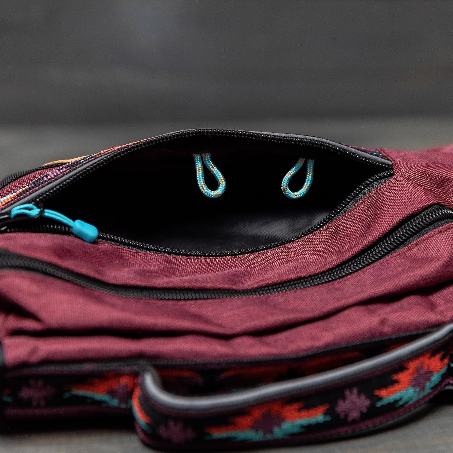 Dog Backpack with Built in Harness and Back-Mounted D-Ring Leash Attachment, Handle, Two Saddlebags with 4 Total Pockets, Built in Poop Bag Dispenser (Huckleberry, Large) - Image 5