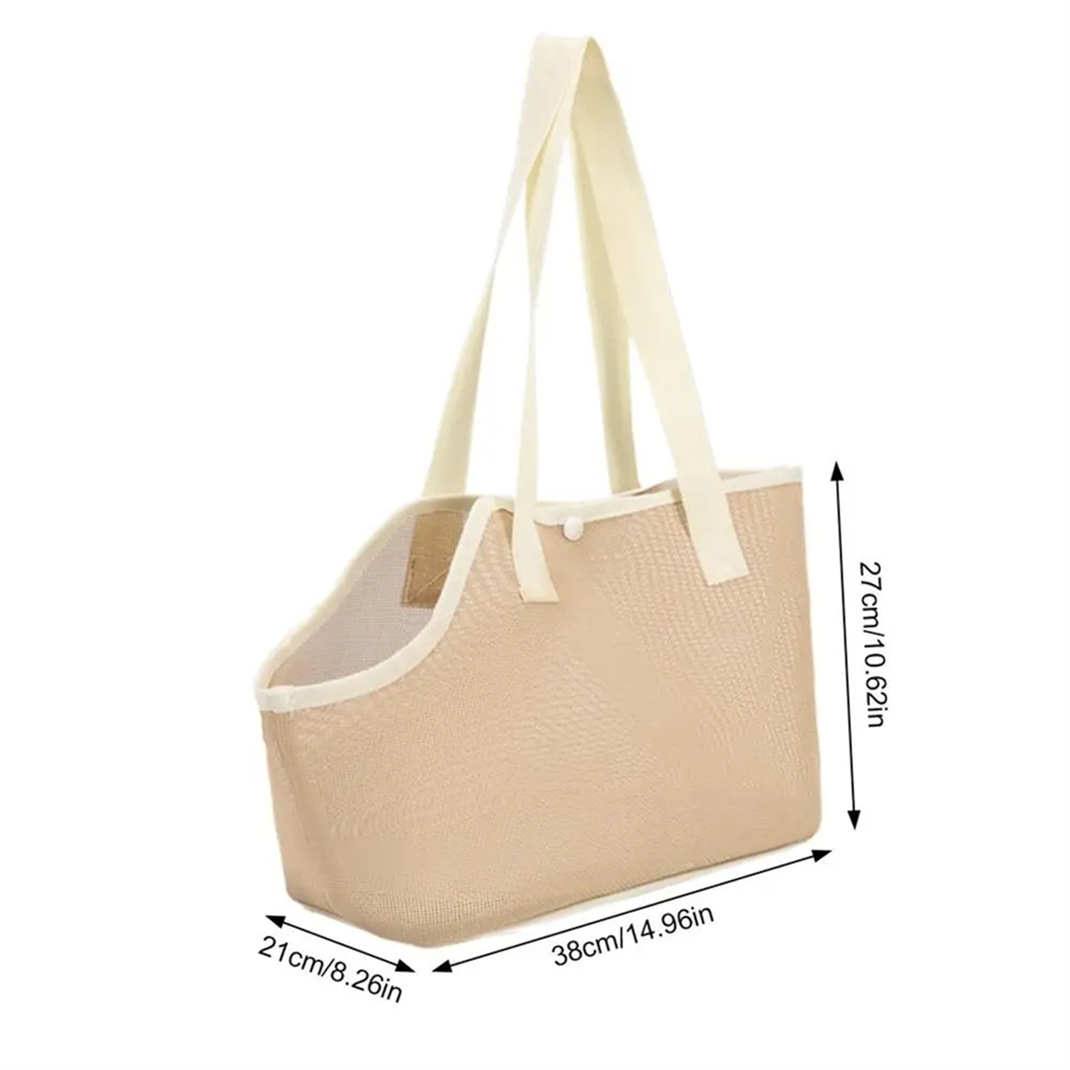 Dog Chest Carrier Portable Pet Purse Sling Foldable Breathable Pet Mesh Sling Small Dog Cat SoftSided Car - Image 5