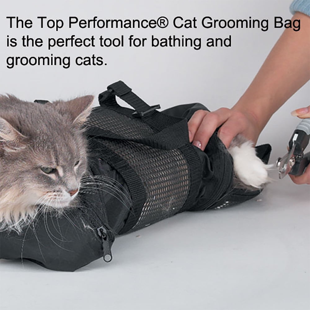 Cat Nail Clipping Cleaning Grooming Restraint Bag, Cat Grooming Bag, Pet Carrier Grooming Bag, No Scratching Biting for Bathing Nail Trimming Injecting Examining - Image 4