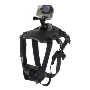 PULUZ Hound Dog Fetch Harness Adjustable Chest Strap Mount for GoPro, Insta360, DJI and Other