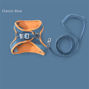 Pet Supplies Belt and Leash Set Walking Puppy Mesh Vest S/XL