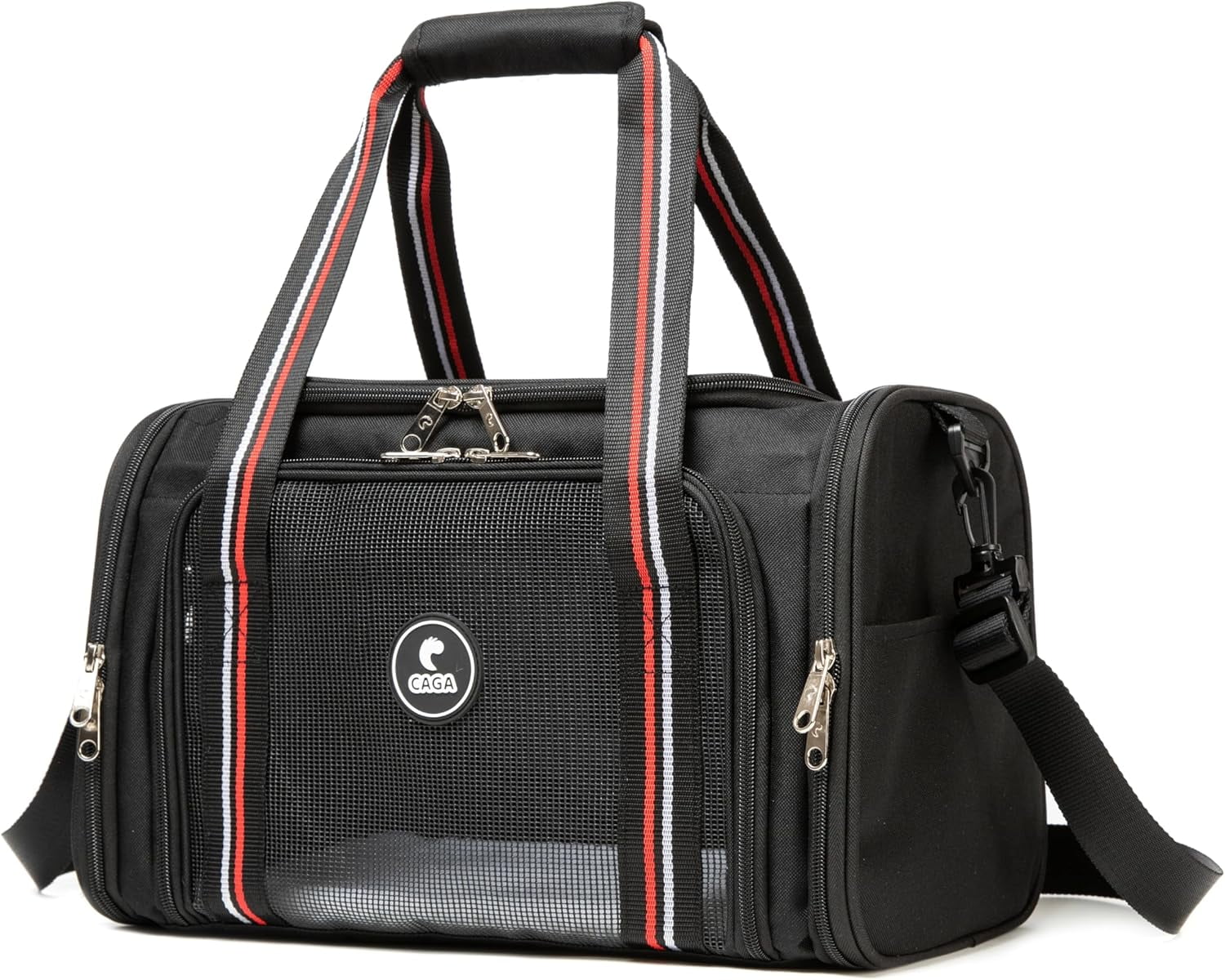 Soft-Sided Pet Carrier with Ventilation - Foldable & Collapsible for Small to Medium Dogs & Cats up to 15 lbs - Image 7