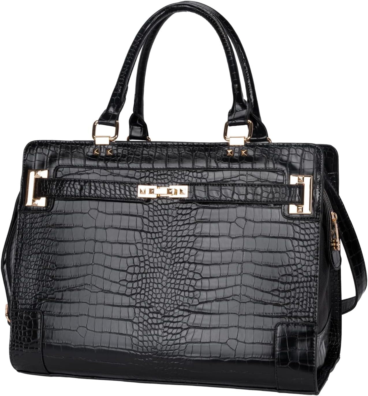 Fashion Pet Carrier Dog Cat Carrier Purse Soft-Sided Leather Handbag Pet Tote Bag for Small Dogs Puppy and Cats TSA Airline Approved (Khaki) - Image 21