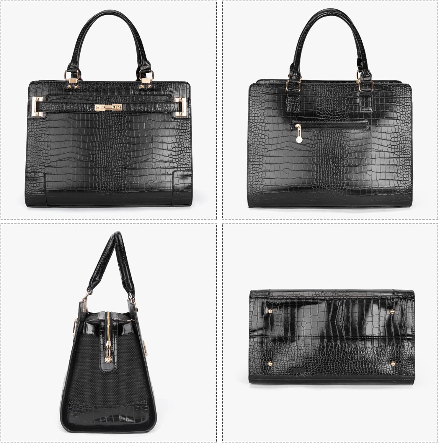 Fashion Pet Carrier Dog Cat Carrier Purse Soft-Sided Leather Handbag Pet Tote Bag for Small Dogs Puppy and Cats TSA Airline Approved (Khaki) - Image 22