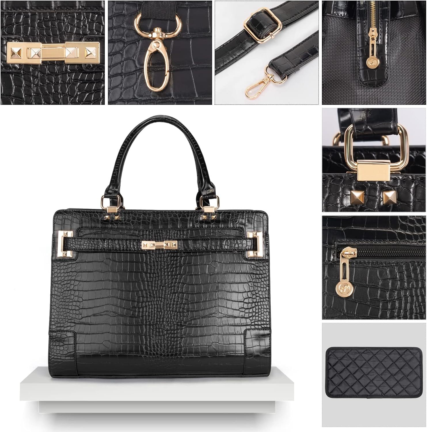 Fashion Pet Carrier Dog Cat Carrier Purse Soft-Sided Leather Handbag Pet Tote Bag for Small Dogs Puppy and Cats TSA Airline Approved (Khaki) - Image 25