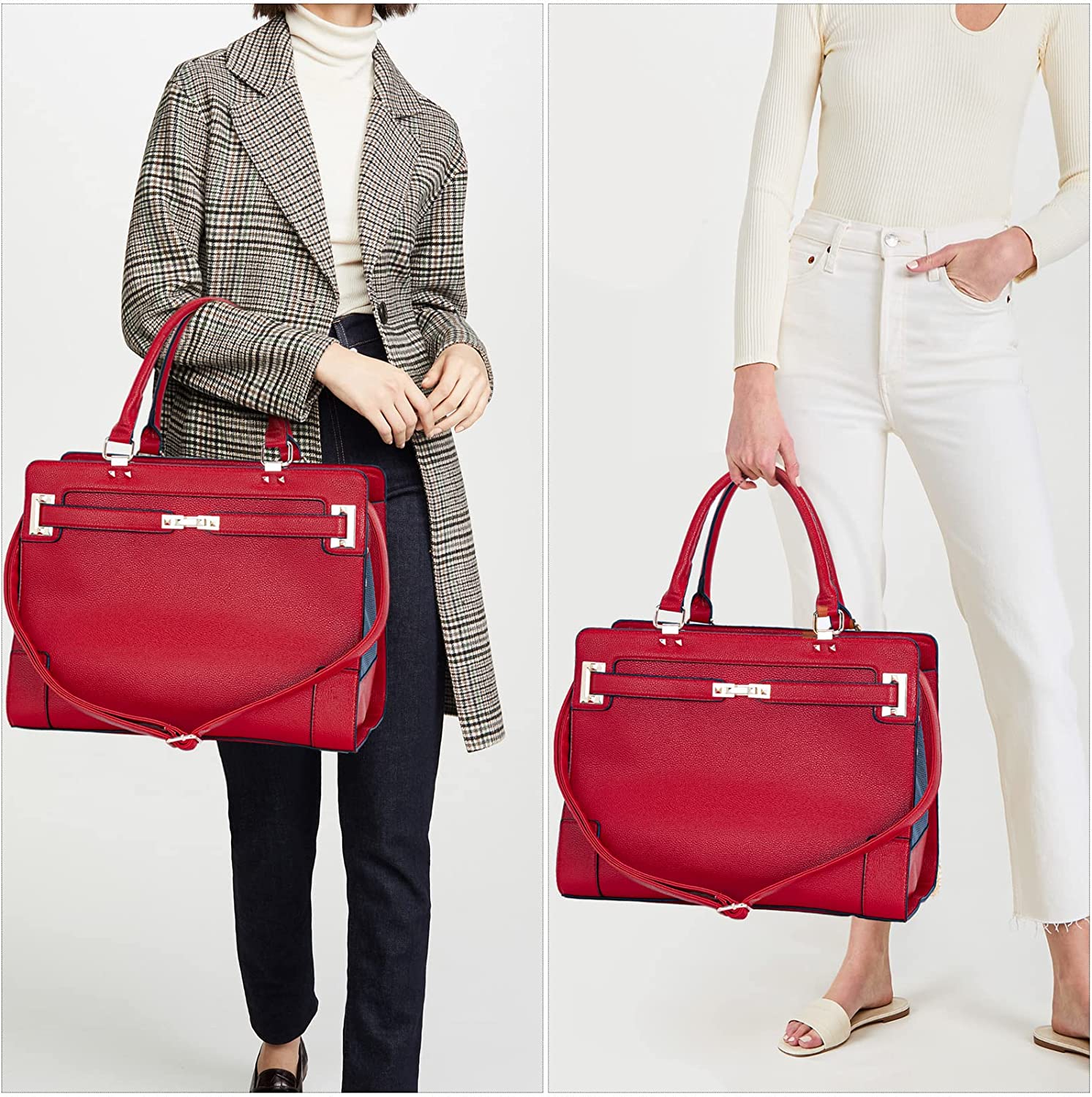 Fashion Pet Carrier Dog Cat Carrier Purse Soft-Sided Leather Handbag Pet Tote Bag for Small Dogs Puppy and Cats TSA Airline Approved (Khaki) - Image 31