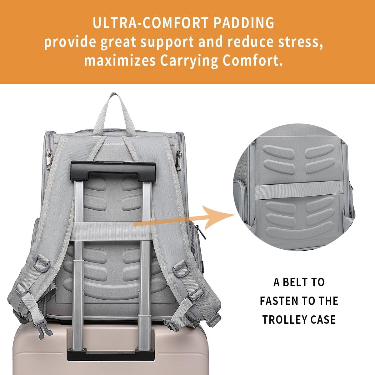 Cat Backpack Carrier,Airline Approve Carrier Backpack Small Dog and Middle Cat Puppy Kitty,Fully Breathable Mesh Desing Pet Travel Bag Up to 15 Lbs,Great for Travel Hiking Camping Outdoor(DarkGreen) - Image 8