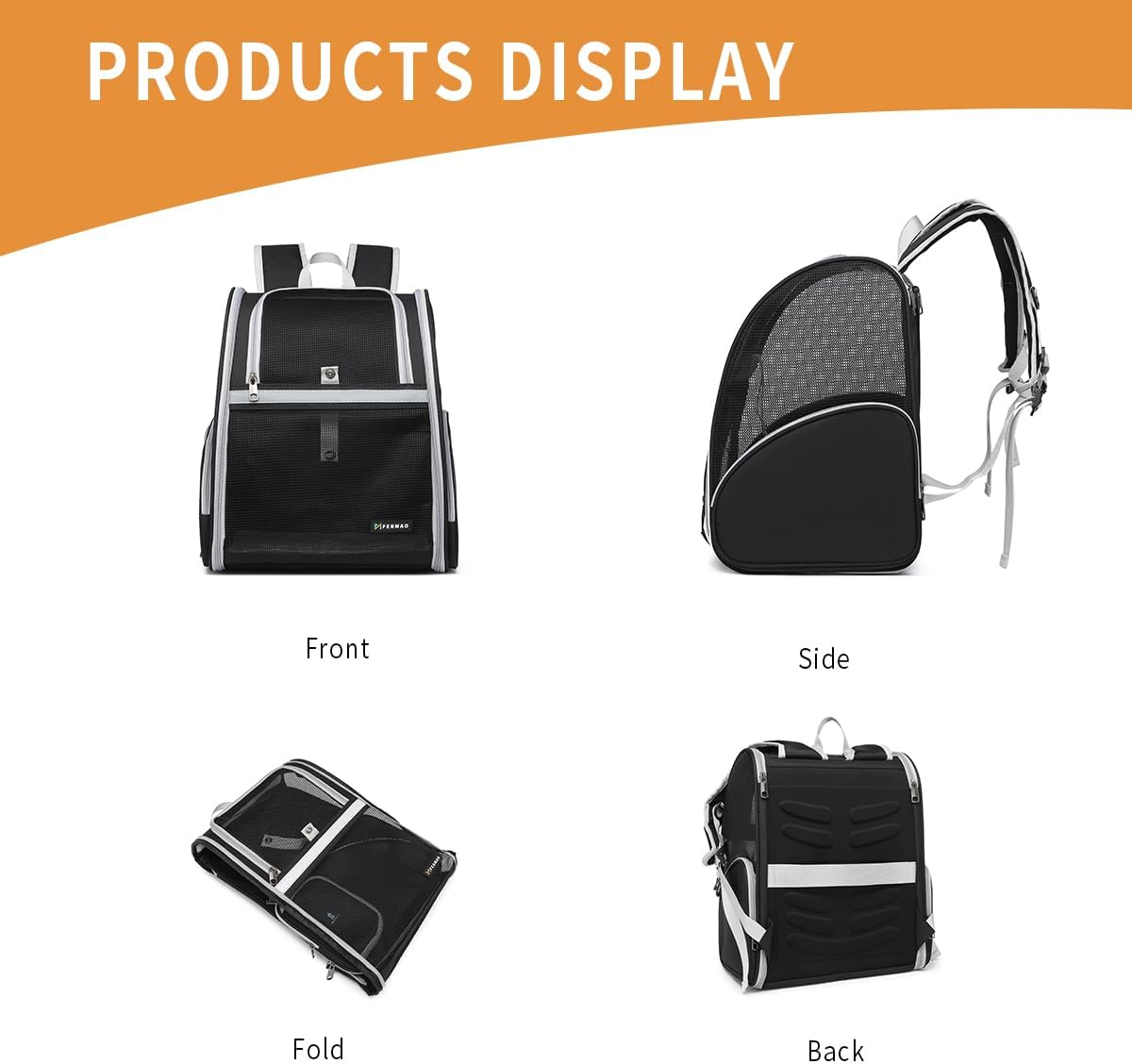 Cat Backpack Carrier,Airline Approve Carrier Backpack Small Dog and Middle Cat Puppy Kitty,Fully Breathable Mesh Desing Pet Travel Bag Up to 15 Lbs,Great for Travel Hiking Camping Outdoor(DarkGreen) - Image 15