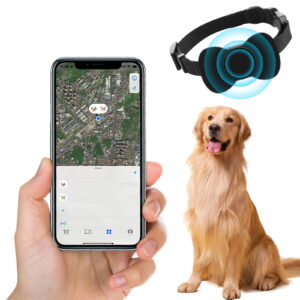 Pet Tracker for Dogs and Cats, GPS Location Device with No Monthly Fee, Compatible with Find My Network for Apple iOS, Lightweight and Durable Collar Attachment