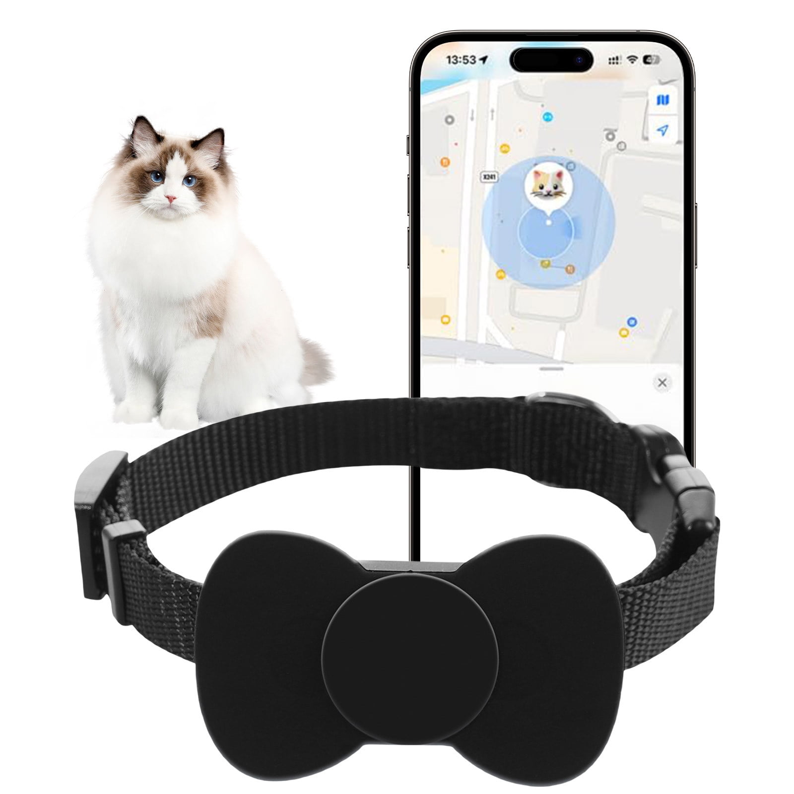 Pet Tracker for Dogs and Cats, GPS Location Device with No Monthly Fee, Compatible with Find My Network for Apple iOS, Lightweight and Durable Collar Attachment - Image 5