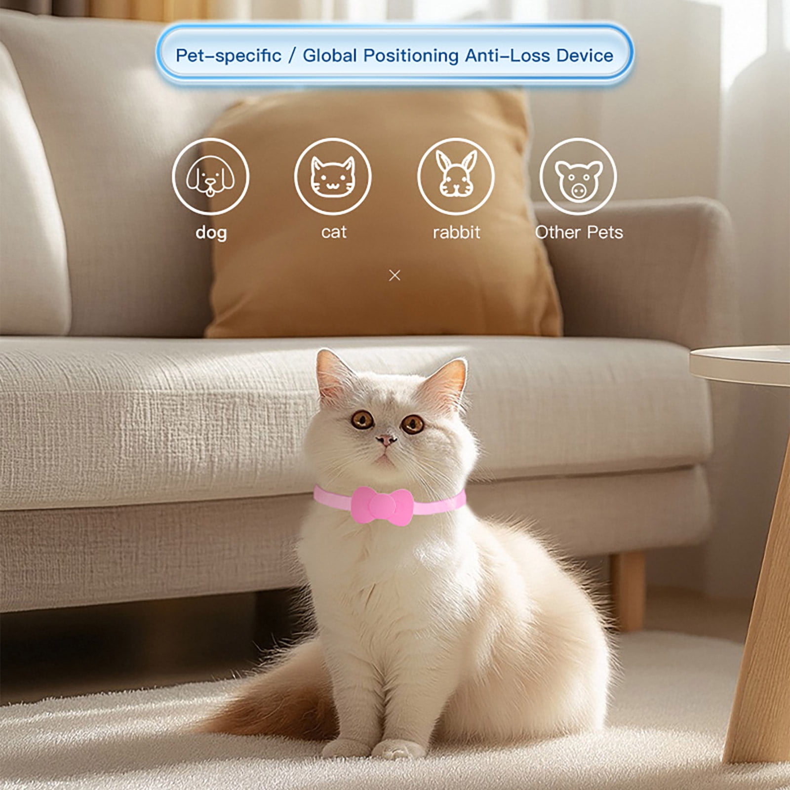 Pet Tracker for Dogs and Cats, GPS Location Device with No Monthly Fee, Compatible with Find My Network for Apple iOS, Lightweight and Durable Collar Attachment - Image 7