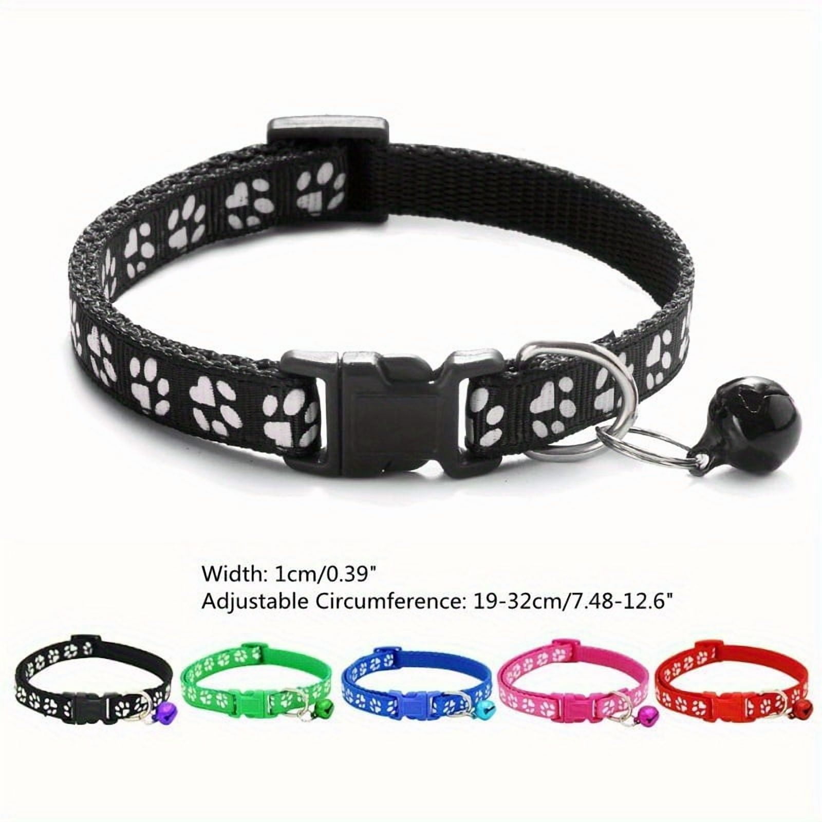 4-Piece Pet Accessory Set - Includes 2 Adjustable Pet Collars (7.48-12.6 Inch) with Bells for Cats & Small Dogs + 2 Interactive Plush Toys - Image 5