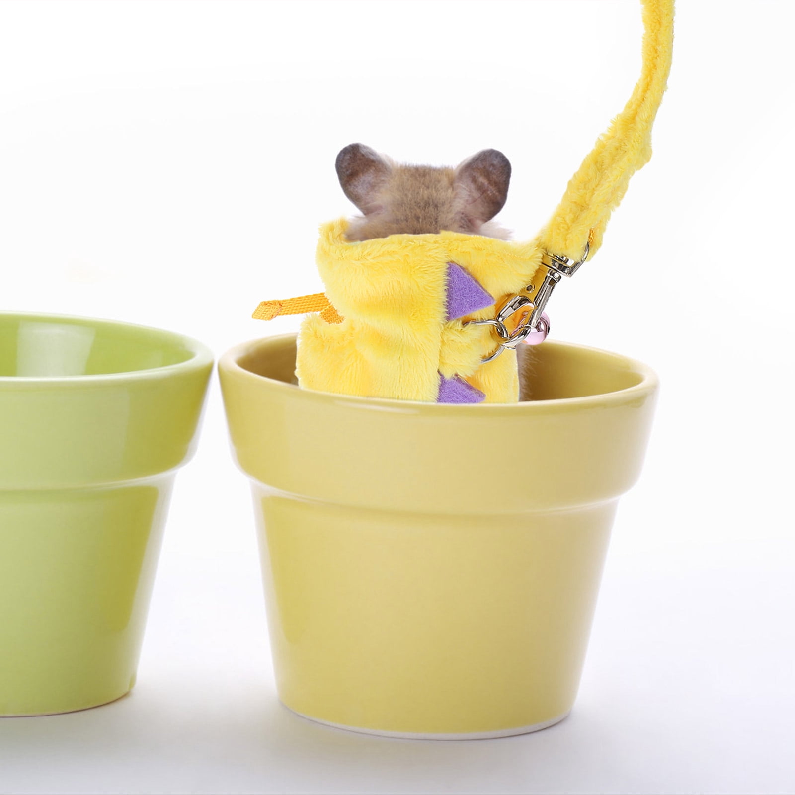 unbranded Guinea Pig Essentials Small Pet Leash Belt Wire Harness Yellow - Image 4