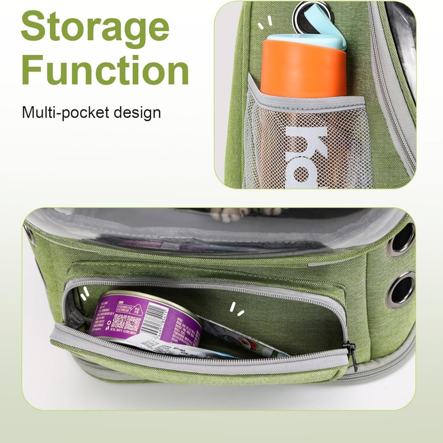 Expandable Cat Backpack,Cat Bubble Backpack Carrier for Carrying Cats, Pets and Small Dogs,Airline-Approved,Designed for Travel, Hiking, Walking,Car - Image 4